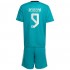 Camisola Real Madrid Karim Benzema 9 Criança Equipamento Terceiro 2021-2022 Manga Curta